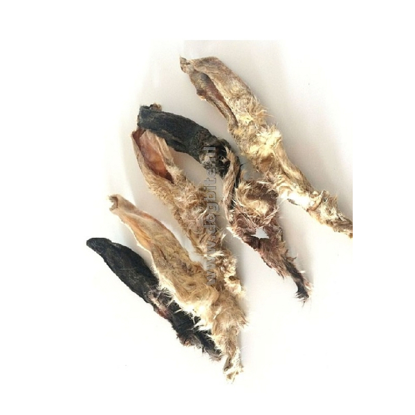 Konijnenoren met haar 125 gram